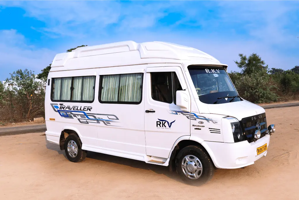 12 Seater Tempo Traveller for Kolkata to Puri