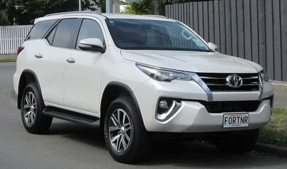 Toyota Fortuner on rent in Kolkata - Luxury SUV